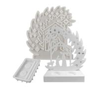 Stampo per presepe, stampo in silicone per presepe di Natale | Stampo in resina presepe, decorativi per presepe, stampo cattolico della famiglia santa, ornamento decorativo in silicone per la