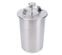 Stampo per pressa per carne con termometro, stampo per pressa per prosciutto, in acciaio inossidabile, un grande aiuto in