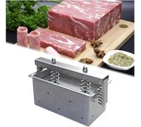 Stampo per Pressa per Carne di Prosciutto per Salumi, Pressa per Carne Luh in Acciaio Inossidabile con Doppia Molla di Compressione per Carne di Sandwich Fatta in Casa, 300g