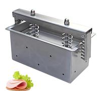 Stampo Per Pressare La Carne Di Prosciutto, Pressa Per Carne Pranzo Acciaio Inossidabile Con Doppia Molla Di Compressione, Pressatura Della Carne Senza Sforzo E Design Rimovibile, Per Hamburger