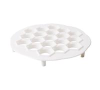 Stampo per Ravioli 19 Fori, ABS Bianco, Uniforme e Robusto | Ravioli e Pelmeni, Uso Domestico o Ristorante, per Preparare Molti Pezzi Insieme