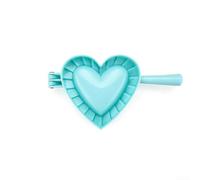 Stampo per ravioli e torte, strumento da cucina in plastica, con cuore/farfalla/fiore, per ravioli e torte, confezione da 1 (cuore M)
