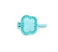 Stampo per ravioli e torte, strumento da cucina in plastica, con motivo a forma di cuore, farfalla, fiore, per ravioli e torte, confezione da 1 (farfalla S)