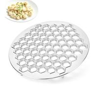 Stampo per ravioli in acciaio inossidabile, macchina per gnocchi di carne Macchina per gnocchi russi con 61 fori Utensile da in lega di alluminio per forniture da per ristoranti