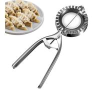 Stampo per ravioli, in acciaio inox, riutilizzabile, accessorio da cucina per ravioli, empanada, ravioli