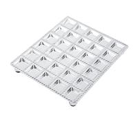 Stampo per Ravioli in Alluminio, Modello per Dumpling Resistente 19,6x16,5cm - Facile da Usare, Materiale Sicuro e Riutilizzabile, Perfetto per Cucina Casalinga