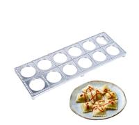 Stampo Per Ravioli In Lega Di Alluminio 12/37 Fori - Stampo Per Pasta Pelmeni 12/37 Celle - Taglierina Per Ravioli - Produttore Di Gnocchi | Per La Cucina Della Cucina Fai Da Te