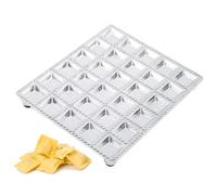Stampo per Ravioli in Lega di Alluminio, 30 Fori Gnocchi Stampo per Pasticceria Gadget da Mini Quadrati Creatore di Ravioli per Cucina (1 Pezzi)