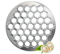 Stampo per ravioli russi per gnocchi - Pelmeni Maker - Pelmeni Stampo in metallo - Pelmeni gnocchi di carne - Stampo per gnocchi in lega di alluminio a 37 fori, Pressa per gnocchi russa da cucina