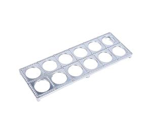 Stampo per ravioli - Vassoio in alluminio per pasta a forma di pasta, funzione di formazione uniforme della tasca, lunga preparazione 'impasto italiano | Macchina per ravioli per formare piani