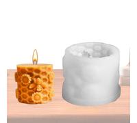 Stampo per resina al miele, cilindro d', stampo in silicone per candele 3D, stampo per sapone a cilindro, rilascio rapido, decorazione per la casa, per fondente e cottura