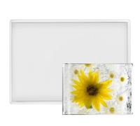 Stampo per Resina Epossidica Vassoio, Stampi Rettangolare in Silicone per Resina, Stampo per Colata di Resina Epossidica, Vassoio dello Stampo DIY Stampo Silicone d'Arte, 29,3 x 19,2 cm, 1 Pezzo