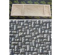 STAMPO per rivestimenti murali in finta pietra in gesso o cemento fai da te