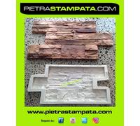 STAMPO per rivestimenti murali in finta pietra in gesso o cemento fai da te MOLD