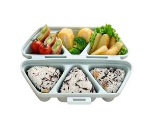 Stampo per rotoli di riso - 6 cavità, pressa per pasti pieghevole | Accessorio per produttore di forma di cuscinetto culinario portatile, set di apparecchi per la strutturazione degli alimenti da