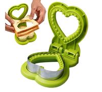Stampo per sandwich - Affettatrice Đe Toast in acciaio inox | Taglierina per pane a forma di cuore | Doer Đe Sandwich fai da te per la colazione dei bambini Bento Box Pranzo Picnic