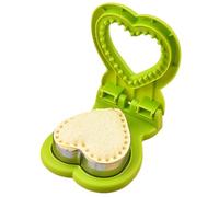 Stampo per sandwich - Sigillante in acciaio inox per la colazione per bambini | Stampo a forma di cuore con struttura in acciaio inox, taglierina a sandwich a forma di cuore per a casa 15,2