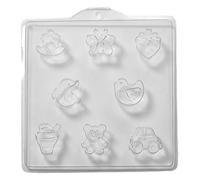 Stampo per sapone/bomba da bagno a forma di disegni per bambini con 8 cavità M42