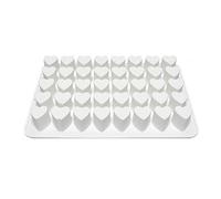 Stampo per sapone in silicone quadrato ovale stampo per fondente decorazione torta cilindro a forma di cuore cioccolato fatto a mano caramelle stampo da forno a forma di cuore antiaderente stampi per