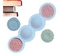 Stampo Per Sapone In Silicone - Stampa Floreale Rotonda, Forme Ovali Rettangolari | Long Lasting Creatives Modern Design 4 Cavities Handmade Chocolate Cake Mold For Diy Soap Making Crafts