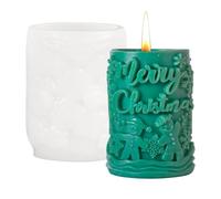 Stampo per sapone in silicone, stampo per candela cilindrico - Stampo in silicone fatto a mano per la cera d' ,Stampo per artigianato artistico per candele, cera, sapone, argilla, cioccolato, pa