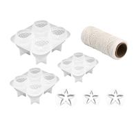 Stampo per Sapone Profumato Alla Fragola e 'Uva In 3D, Set di 3 Stampi In S9018