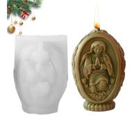 Stampo per sapone religiosa Vergine Maria, in silicone per la produzione di, a tema Vergine Maria, stampo decorativo antiaderente per colata di resina epossidica, cemento e gesso