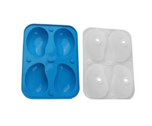 Stampo per schiuma | Stampo gelatina 3D a forma di mango - Facile rimozione stampo pasticceria 4 cavità per budino cioccolato pasticceri dilettanti blogger culinari