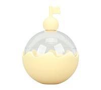 Stampo per sfera di ghiaccio in silicone stampo facile Rilease riempimento Porta Porta Ice Maker Whisky Cocktail Drink Adatto Trasparente Copchio (Giallo)