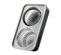 Stampo per Sfere di Ghiaccio | Stampo Silicone Per Congelatore A Forma Di Baseball Gadget Da Cucina | Creatori Rotondi - Per Whisky Cocktail Tè Caffè Uso Domestico Esterno Campeggio Picnic Festa