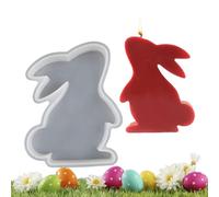 Stampo per stampaggio a coniglio pasqua, per per coniglio pasqua, stampo per in silicone, artigianato per arte di stampaggio versatile per la fabbricazione di, ghiaccio