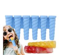 Stampo per , stampo in silicone 6 volte, con bastoncini | Aiuto Facile Da Deformare Per Gelati Fatti In Casa Con Marmellata Di Gelate