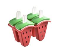 Stampo Per | Stampo Per Ghiaccioli a Forma di Anguria per Bambini - Contenitore In Silicone Con Bastoncini Per Yogurt Budino E Dolci Fatti In Casa Facili Da Sfilare