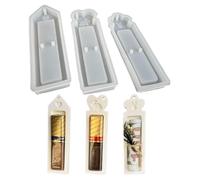 Stampo per supporto al cioccolato,stampi per coniglietto pasquale,stampo antiaderente per insegne da tavolo - 3 stampi per fare candele per festival, forniture per feste di compleanno, Pasqua, Navi