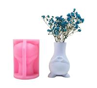 Stampo per supporto del cuore, in resina, per piante succose, in silicone, per cemento e gesso, decorazione per la casa