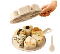 Stampo Per Sushi Triangolare 6 Scomparti Triangolari Pressa per Onigiri con