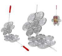 Stampo Per Tigelle In Alluminio 7 Posti Con Ganci Argento Elettro Center