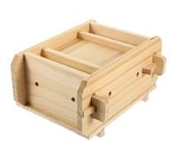 Stampo per Tofu in Legno, Pratico, Semplice, per Casa, Beige | Attrezzo Domestico per Latte di Soia, Uso Quotidiano, Facile da Operare, Colore Beige Naturale