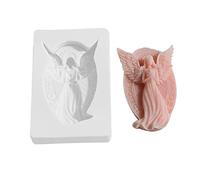 Stampo per torta a forma di angelo con preghiera, realizzato a mano, per cioccolatini, dessert, matrimoni, stampi per pasticceria