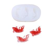 Stampo Per Torta Alla Carpa in Silicone Resistente Calore Materiali Non Tossici Amichevoli Design a Rilascio Facile Adatto Per Stampi in Silicone Per Torte Caramelle Jelly