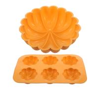 Stampo per torta di zucca in silicone da 2 pezzi - Stampo per muffin, budino,