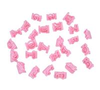 Stampo per torta fondente con numeri, stampo per caramelle, 26 pezzi, morbido e flessibile, resistente al calore, facile da sformare, per biscotti, cioccolatini, caramelle, feste (26 lettere