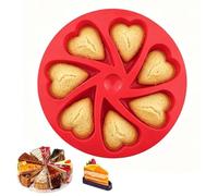 Stampo per torta in silicone a 7 cavità Stampo riutilizzabile in silicone a | Stampo per Candele Per La Produzione Di Cibo, Gelatina, Dolci, Cioccolato, Caramelle E Candela