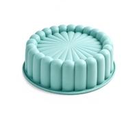 Stampo per torta rotondo in silicone, stampo per torta Charlotte riutilizzabile, stampo per torta in silicone antiaderente per muffin, cheesecake, utensili da pasticceria per forno e microonde