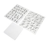 Stampo per Torte a Lettere e Numeri in Silicone | Decorazione Dessert, Sicuro per Alimenti, per Torta e Pane al Vapore, Forma Alfabetica e Numerica