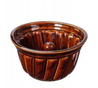 KADAX Stampo per ciambella, lavabile in lavastoviglie, in argilla, stampo rotondo in gres porcellanato, stampo in ceramica per dolci, ciuffo succoso e budino (27 cm) … B0CB8HQKMK
