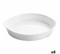 Stampo per Torte Luminarc Smart Cuisine Bianco Vetro Rotondo Ø 28 cm 6 Unità