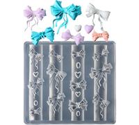 Stampo per unghie 3D - per unghie a forma di cuore in silicone 3D - per manicure con riutilizzabili, cura di bellezza carina per feste salone e matrimonio
