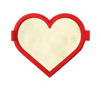 Stampo per uova a forma di cuore, a forma di cuore, anello per pancake, anello per pancake, anello per uova fritte, anello per uova fritte, strato di silicone, stampo per griglia