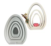 Stampo per uova cave in silicone alimentare per decorazioni pasquali artigianali e progetti artigianali per realizzare candele Stampo per forniture artigianali